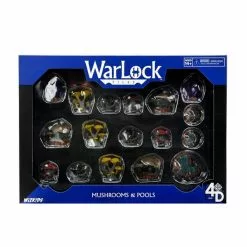 WarLock Tiles: Caverns Accessory - Mushrooms & Pools Board Game | Strategy Board Games