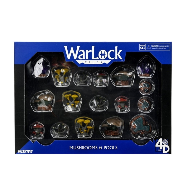 WarLock Tiles: Caverns Accessory - Mushrooms & Pools Board Game | Strategy Board Games 1 WarLock Tiles: Caverns Accessory - Mushrooms & Pools Board Game | Strategy Board Games