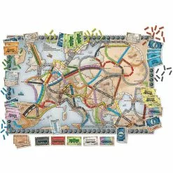 Ticket To Ride Europe Board Game | Party & Family Board Games -Board & Card Games Sales Store 1010639