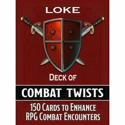 Loke's Deck of Combat Twists Card Game | Strategy Card Games