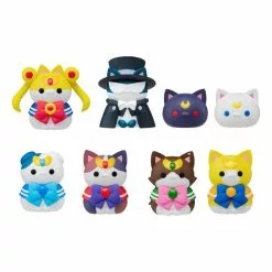 Sailor Moon Mega Cat Project Trading Figure 3 cm Sailor Mewn Assortment (8) | Miniature Board Games