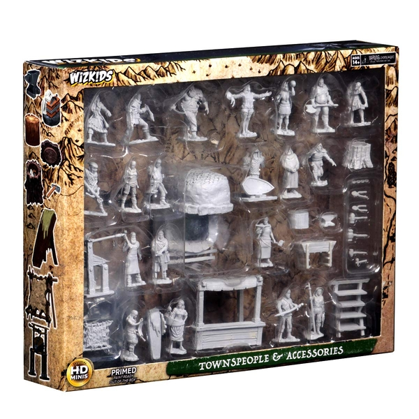 Dungeons & Dragons Deep Cuts Unpainted Miniatures Townspeople and Accessories | Miniature Board Games 1 Dungeons & Dragons Deep Cuts Unpainted Miniatures Townspeople and Accessories | Miniature Board Games
