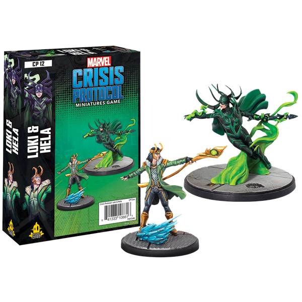 Marvel Crisis Protocol: Loki and Hela | Miniature Board Games 1 Marvel Crisis Protocol: Loki and Hela | Miniature Board Games