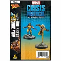 Marvel Crisis Protocol Miniatures Game - Wolverine and Sabertooth | Board Game Expansions