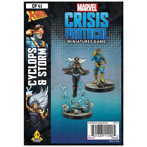 Marvel Crisis Protocol Miniatures Game - Cyclops and Storm | Miniature Board Games 1 Marvel Crisis Protocol Miniatures Game - Cyclops and Storm | Miniature Board Games