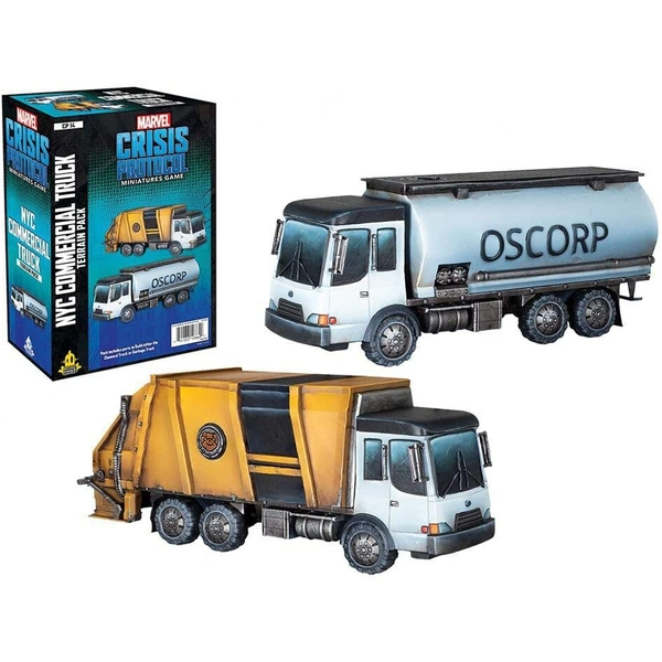 Marvel Crisis Protocol: NYC Commercial Truck Terrain Pack | Miniature Board Games 1 Marvel Crisis Protocol: NYC Commercial Truck Terrain Pack | Miniature Board Games