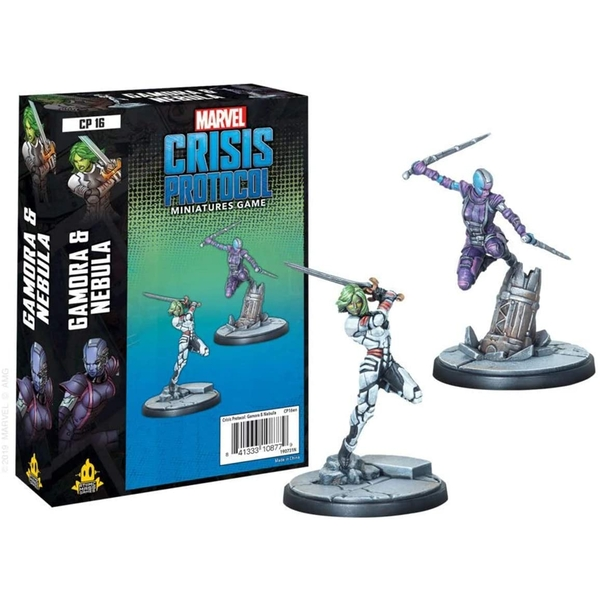 Marvel Crisis Protocol: Gamora and Nebula | Miniature Board Games 1 Marvel Crisis Protocol: Gamora and Nebula | Miniature Board Games