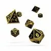 Oakie Doakie Dice RPG Set Metal (Alchemy Gold) | Board Game Accessories