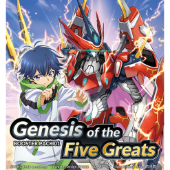Cardfight Vanguard TCG: overDress Genesis of the Five Greats Booster Box (16 Packs) | Cardfight Vanguard Trading Cards