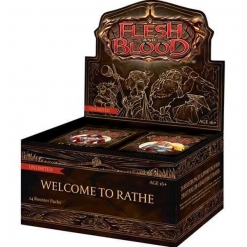 Flesh And Blood TCG: Welcome to Rathe Unlimited Booster box (24 Packs) | Trading Cards