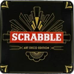 Scrabble Art Deco Tin | Classic Board Games