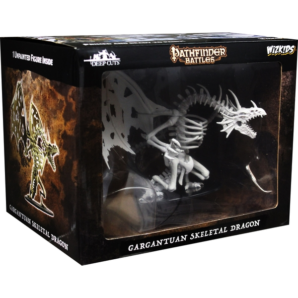 Pathfinder Battles Deep Cuts Unpainted Miniatures (W11) Gargantuan Skeletal Dragon | Miniature Board Games 1 Pathfinder Battles Deep Cuts Unpainted Miniatures (W11) Gargantuan Skeletal Dragon | Miniature Board Games