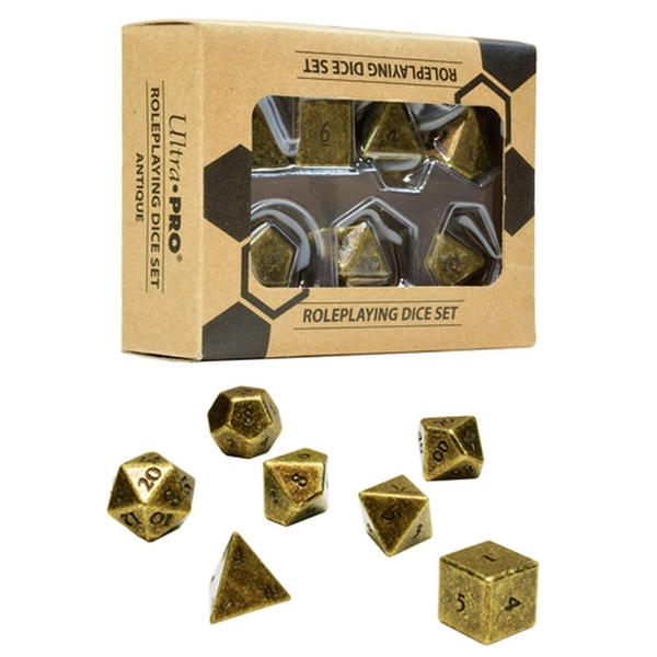 Ultra Pro Heavy Metal 7 RPG Set Dice Set | Dice Games 1 Ultra Pro Heavy Metal 7 RPG Set Dice Set | Dice Games