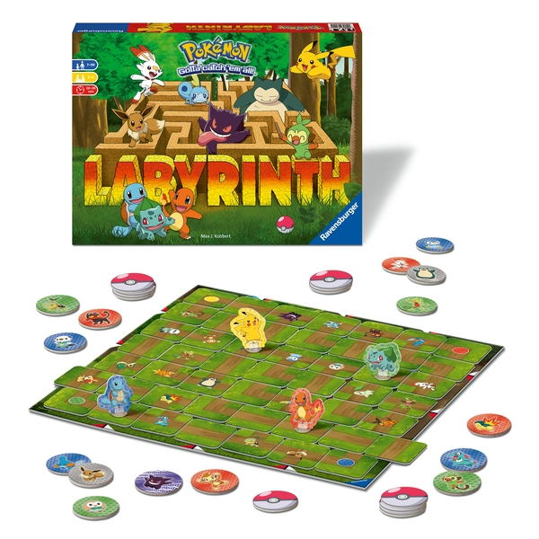 Pokemon Labyrinth Family Board Game | Party & Family Board Games 3 Pokemon Labyrinth Family Board Game | Party & Family Board Games - Image 3
