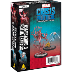 Scarlet Witch and Quicksilver: Marvel Crisis Protocol | Miniature Board Games