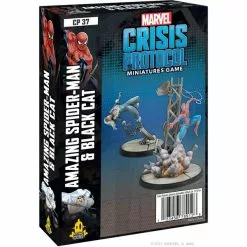 Marvel Crisis Protocol: Spider-Man and Black Kat | Miniature Board Games