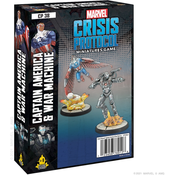 Captain America and War Machine: Marvel Crisis Protocol | Miniature Board Games 1 Captain America and War Machine: Marvel Crisis Protocol | Miniature Board Games