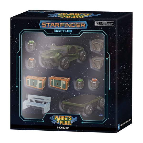 Starfinder Battles: Planets of Peril Docking Bay Premium Set | Miniature Board Games 1 Starfinder Battles: Planets of Peril Docking Bay Premium Set | Miniature Board Games