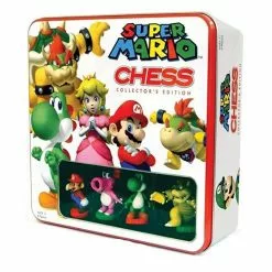 Super Mario Collectors Tin Edition Chess Board Game | Strategy Board Games