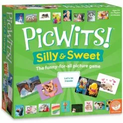 PicWits! Silly & Sweet Picture Card Game | Party & Family Card Games