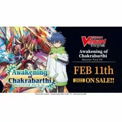 CardFight Vanguard OverDress TCG: Awakening of Chakrabarthi Booster Box (16 Packs) | Cardfight Vanguard Trading Cards