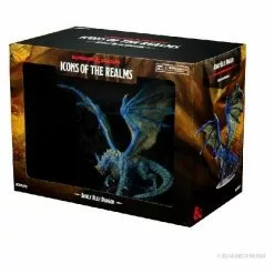D&D Icons of the Realms: Adult Blue Dragon Premium Figure | Miniature Board Games