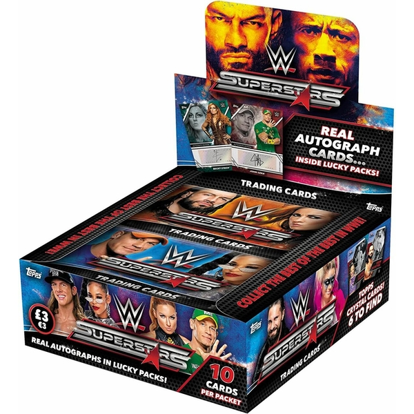 WWE Superstars 2021 Booster Box (20 Packs) | Trading Cards 1 WWE Superstars 2021 Booster Box (20 Packs) | Trading Cards