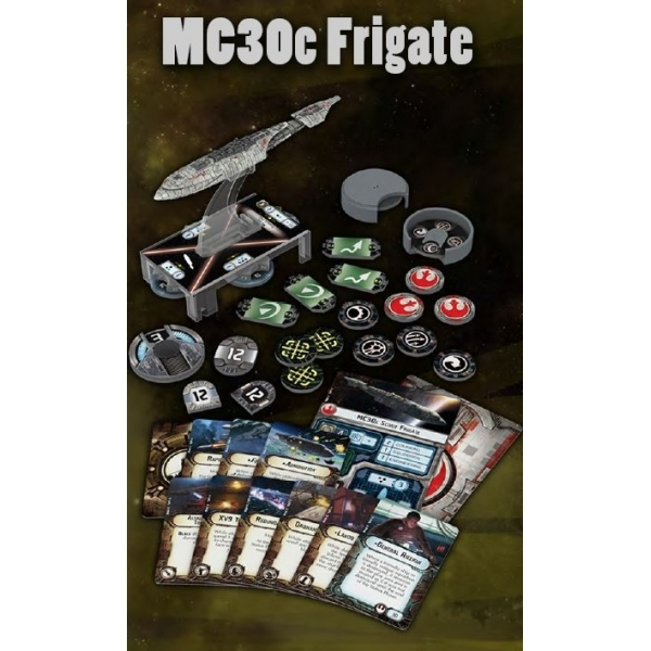 MC30C Frigate (Star Wars Armada) Expansion Pack Board Game | Board Game Expansions 2 MC30C Frigate (Star Wars Armada) Expansion Pack Board Game | Board Game Expansions - Image 2