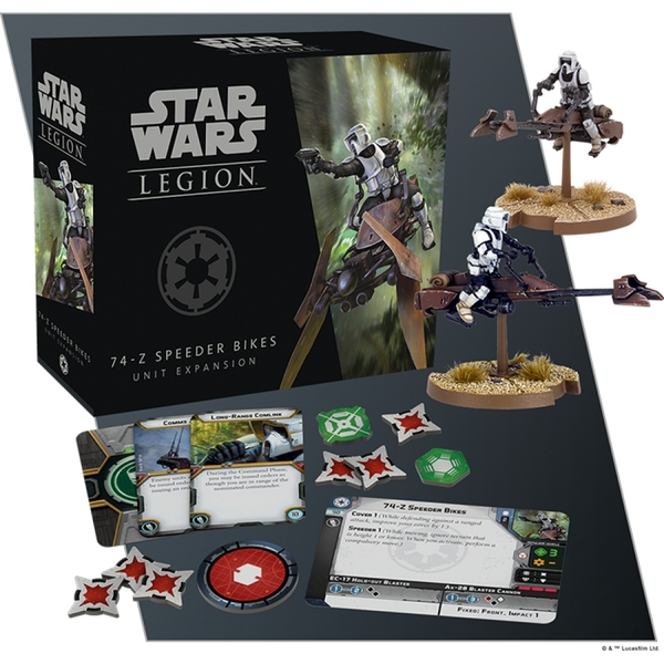 Star Wars Legion: 74-Z Speeder Bikes Unit Expansion Board Game | Board Game Expansions 2 Star Wars Legion: 74-Z Speeder Bikes Unit Expansion Board Game | Board Game Expansions - Image 2