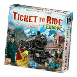 Ticket To Ride Europe Board Game | Party & Family Board Games -Board & Card Games Sales Store board games party and family ticket to ride europe