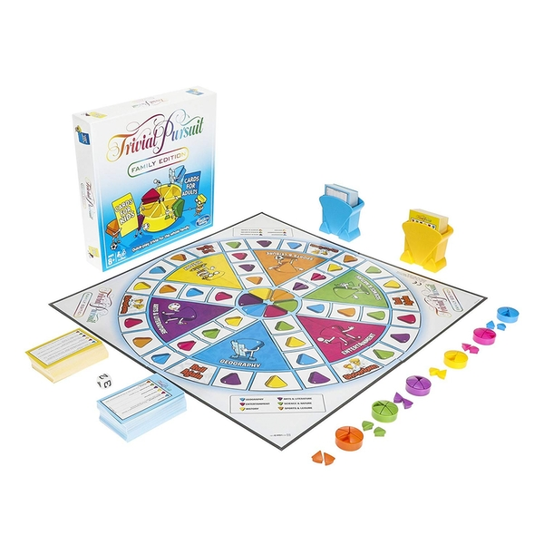 Trivial Pursuit Family Edition Board Game | Puzzle & Trivia Board Games 2 Trivial Pursuit Family Edition Board Game | Puzzle & Trivia Board Games - Image 2
