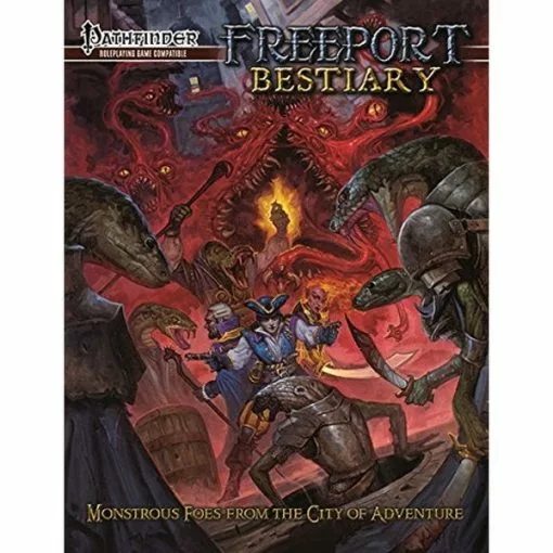 Freeport Bestiary: A Sourcebook for the Pathfinder Roleplaying Game Hardover | Board Game Guides and Books -Board & Card Games Sales Store books board game guides rule and reference books freeport bestiary a sourcebook for the pathfinder roleplaying hardover