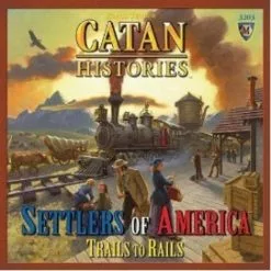 Catan Histories Settlers of America Trails to Rails Board Game | Strategy Board Games